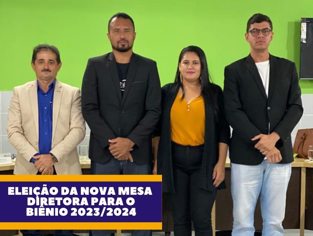 Eleição da Mesa Gestora Biênio 2023 2024  Câmara Municipal  